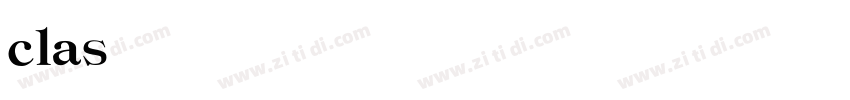 classic 1字体转换